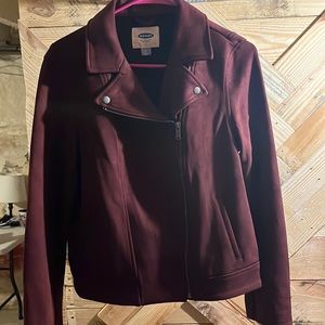 Velvet maroon jacket